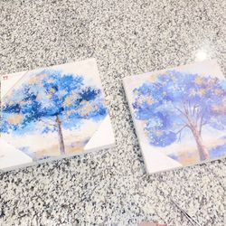 2 Small Artwork Canvases
