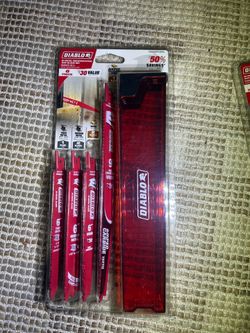 Diablo 6 piece bi metal reciprocating saw blades