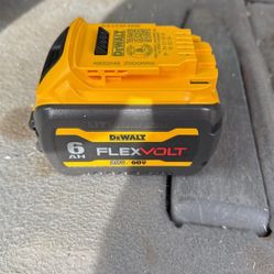 Dewalt 6.0 60v  Flext Volt 