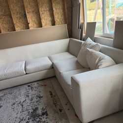 White Sectional 