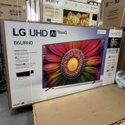 86” LG UR8000 120 HZ 4K HDR Smart Tv