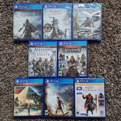 PS4 Assassins Creed - 8 Game Collection
