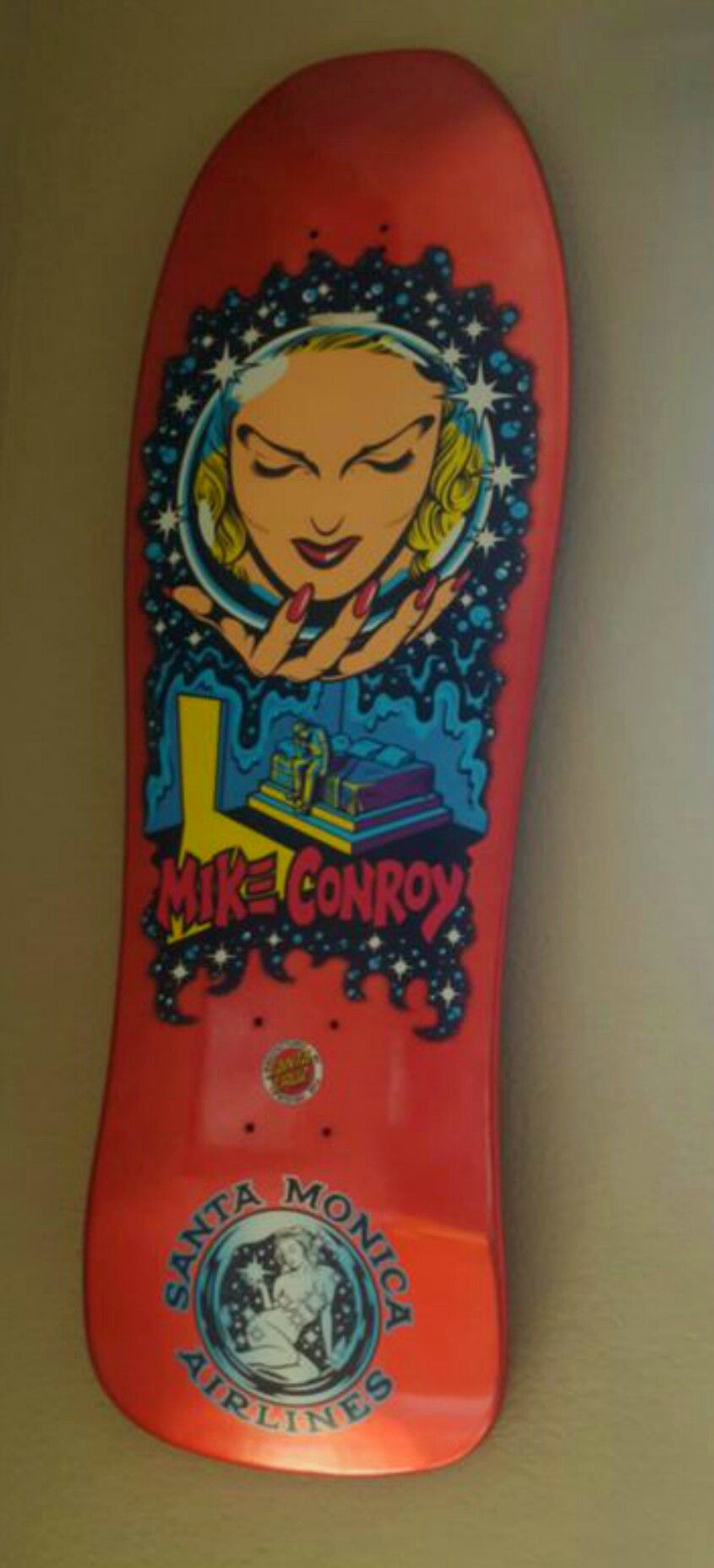 SMA MIKE CONROY CRYSTAL BALL SKATEBOARD DECK SANTA CRUZ NEW