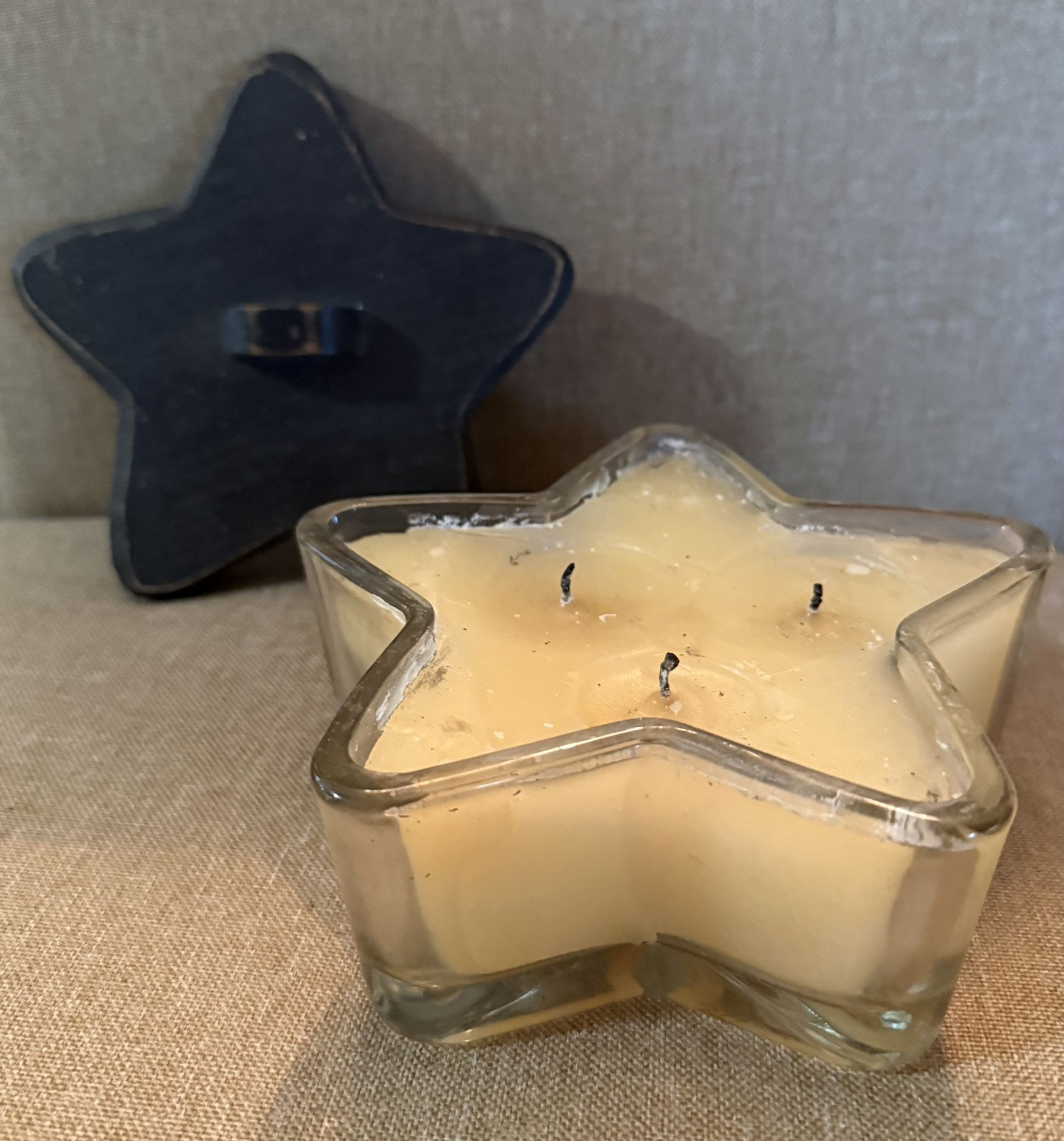 Star Candle With Lid