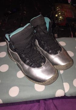 Charcoal Teal Air Jordan 10