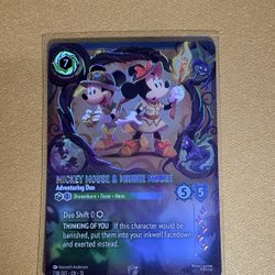 Disney Lorcana Enchanted Mickey Mouse & Minnie Mouse – Adventuring Duo (Set 13) NM/M