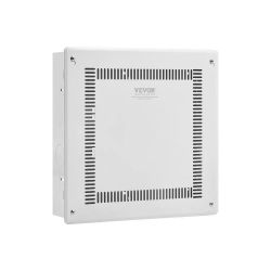 847# 15-inch Structured Media Box, Wall-Mounted with Cover, Wall-Mount Cable Management Kit, Structured Cabling Media Cabinet, Cold-Rolled Steel, for 