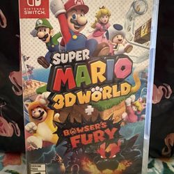 SUPER MARIO 3 D WORLD + BOWSER’S FURY SWITCH GAME LIKE NEW CONDITION 