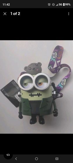 Halloween Minion Zombie Universal Talking Popcorn Bucket