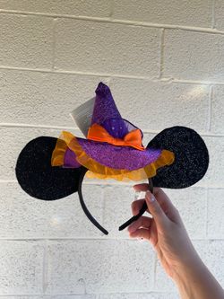 Disney Minnie Mouse Halloween Witch Ear Headband