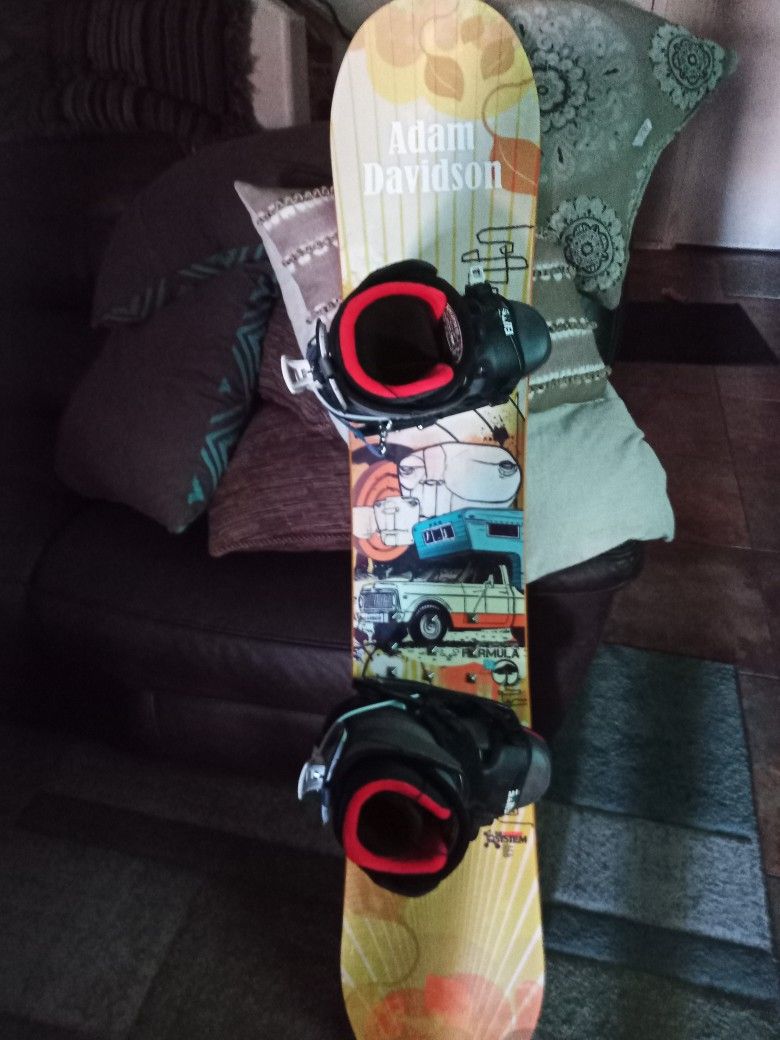 Professional Snowboard With Boots And Binders Size 10.5