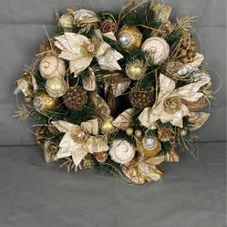 Holiday Gold  Wreath