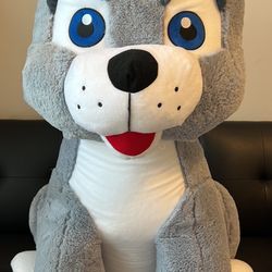 Grey Dog Plush