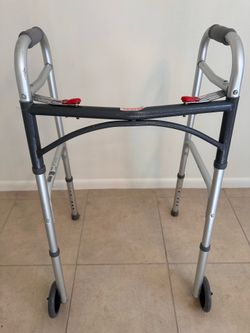 Drive Medical Deluxe Folding Walker with Wheels