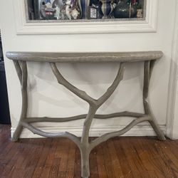 Cement Console or hallway table