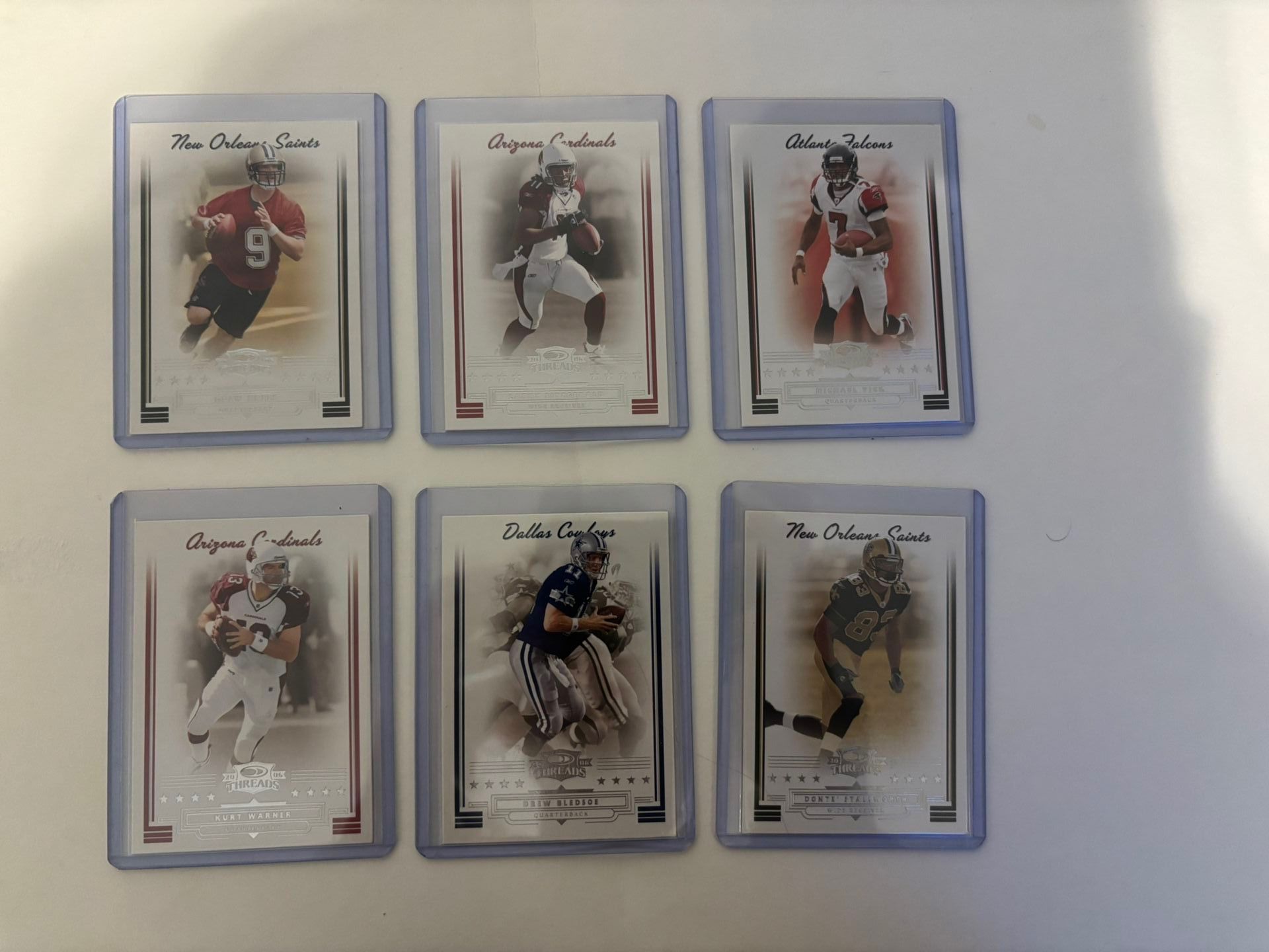 6 NEW 2006 NFL Thread Cards