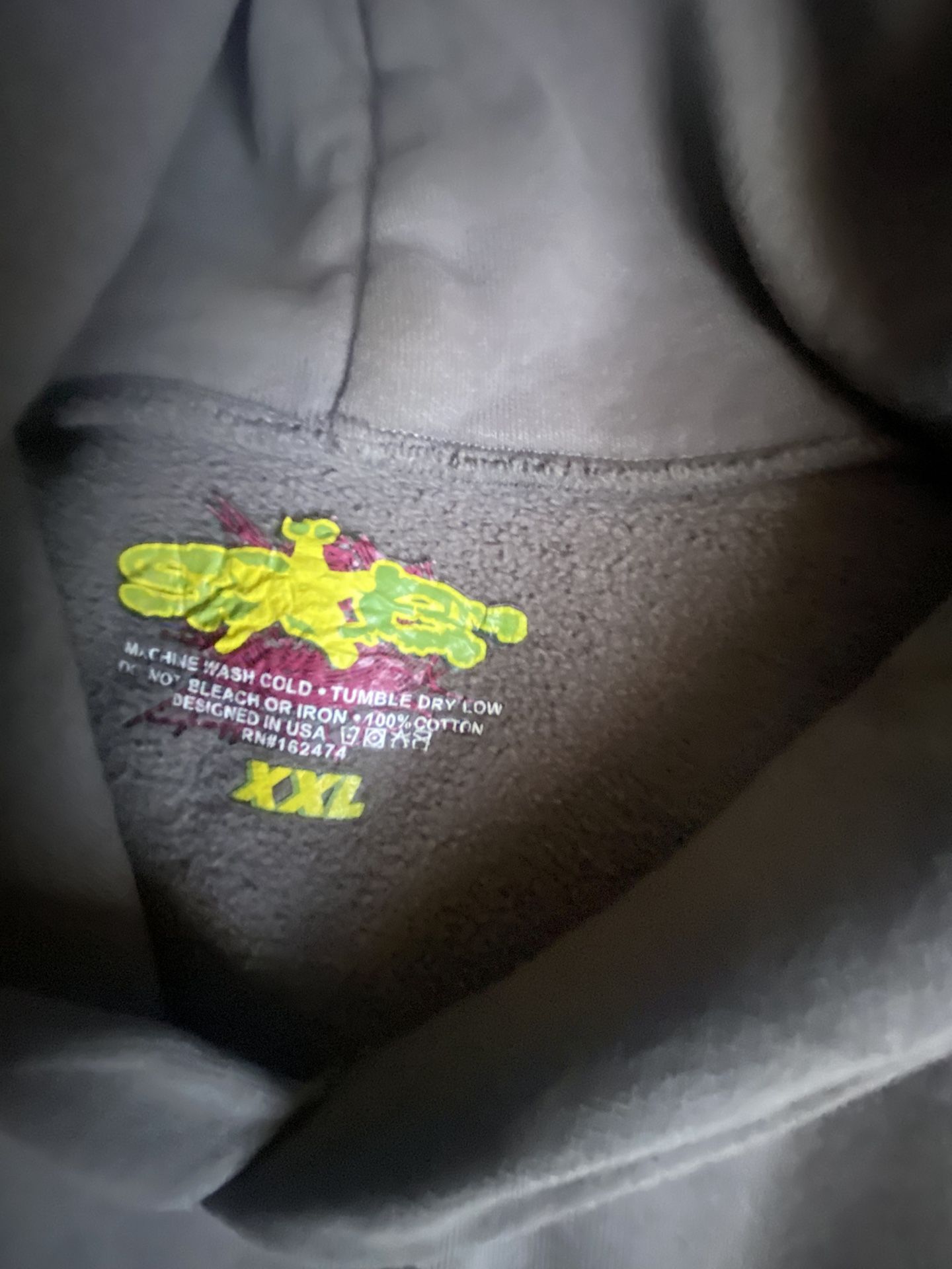 Grey Sp5der Hoodie 2XL