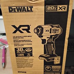 DeWalt XR 3 speed impact driver