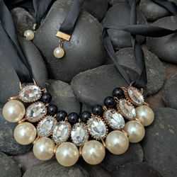 Chunky Bead Jewel Necklace (Part Of Accessories Discounts)!