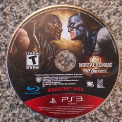 Ps3 Playstation Three Mortal Kombat Vs DC Universe 