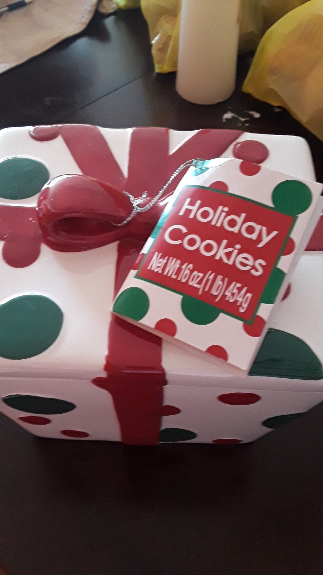 Holiday cookie jar