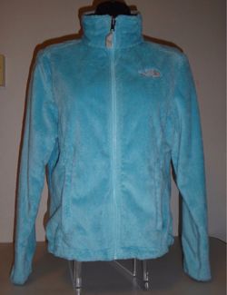 THE NORTH FACE WOMEN'S OSITO FLEECE JACKET BLUE SIZE EXTRA SMALL