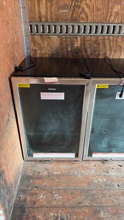 Haier mini fridge glass front