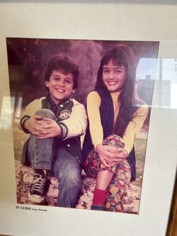 TV guide framed covered portrait