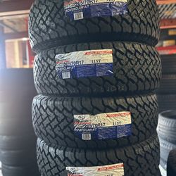 265/70R17 ATLANDER AT A SET OF FOUR NEW TIRES