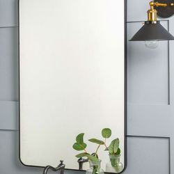 Brand New Lyta Modern Wall Mirror — Gold, Black, or Silver