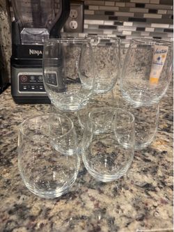 Small drinking glasses