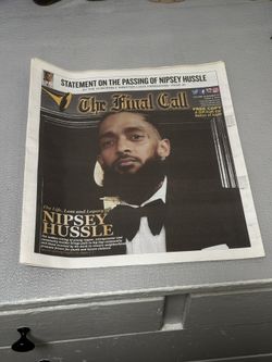 Nipsey Hussle Newspaper