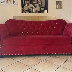 Red Couch Set