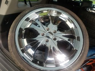 20" Chrome Rims &Tires For Can -am/T-Rex/ Sling Shot