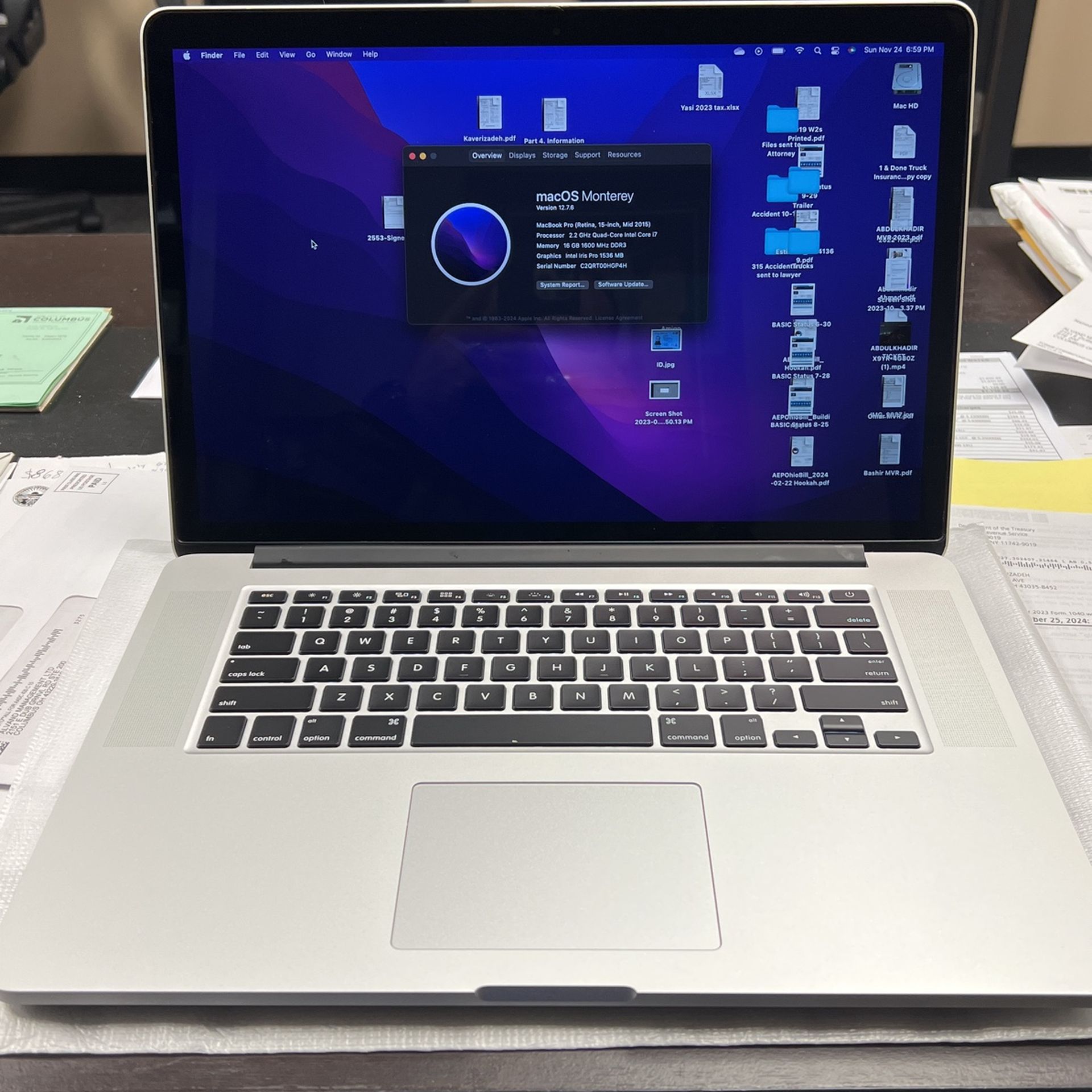 MacBook Pro 15”