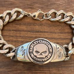 Harley Davidson Willie G Skull Bracelet
