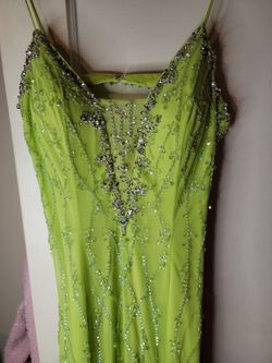 Formal Gown Bright Green