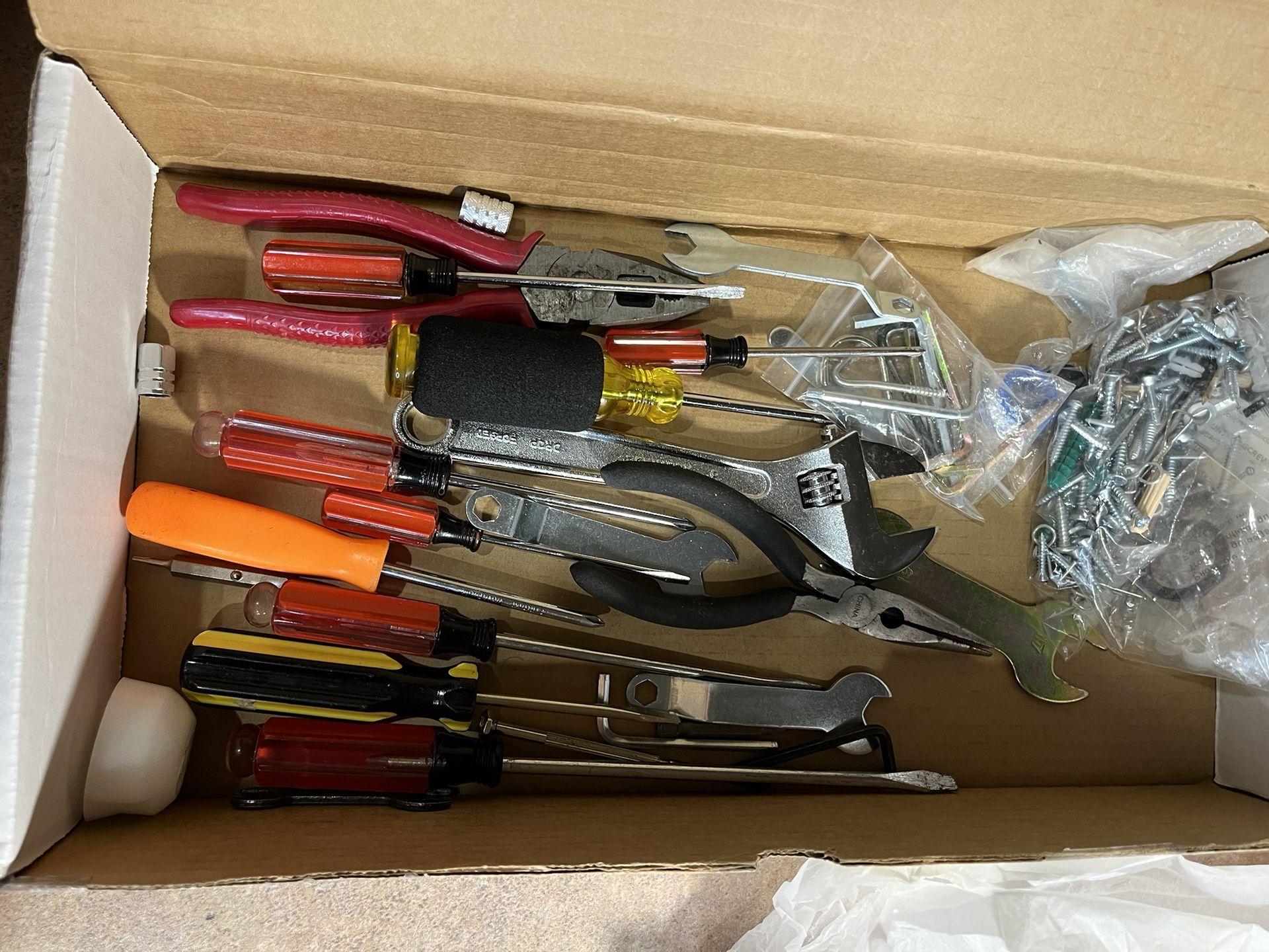 Box of Tools & Screws For $25