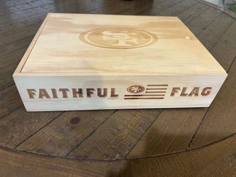 SF 49ers inaugural 2014 season Faithful Flag in Box