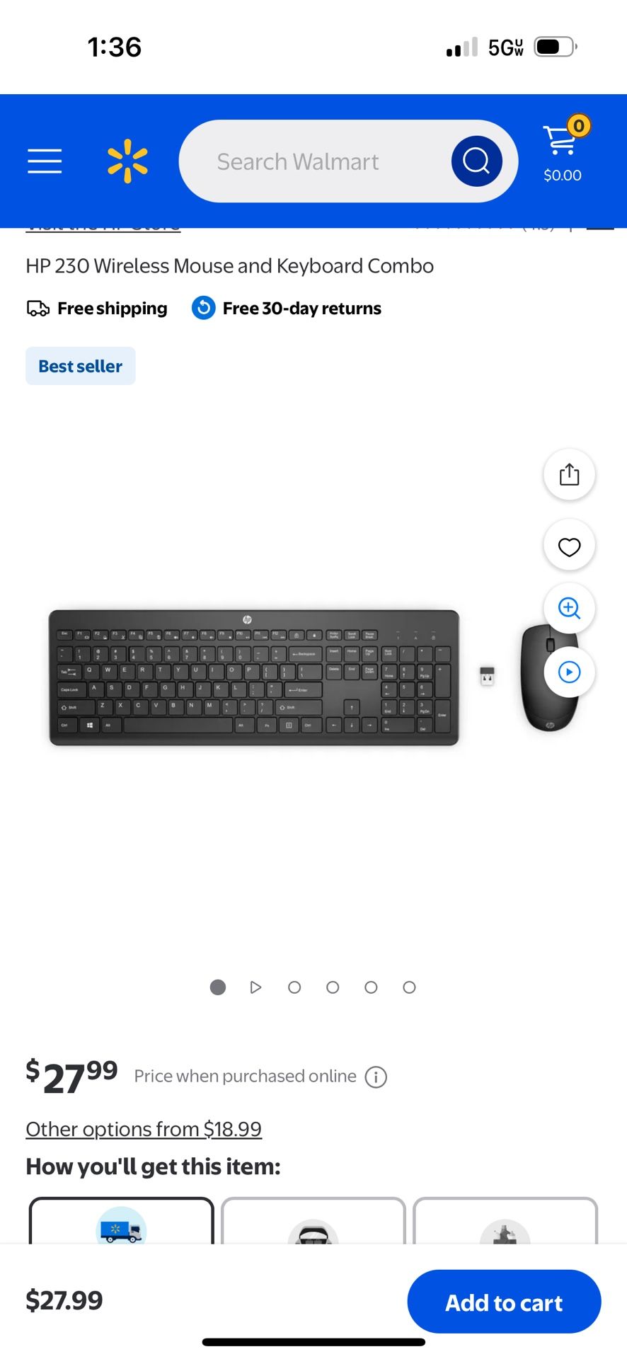 HP 230 Wireless Mouse and Keyboard Combo