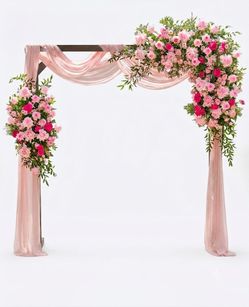 Fresh Flower Wedding Wooden Arch