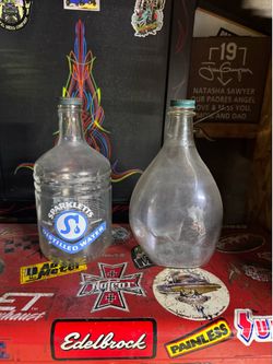 Old water bottles