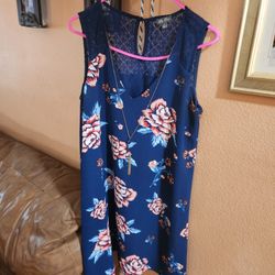 Blue Flower Dress 