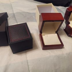 Various Real Wood Jewelry Boxes 