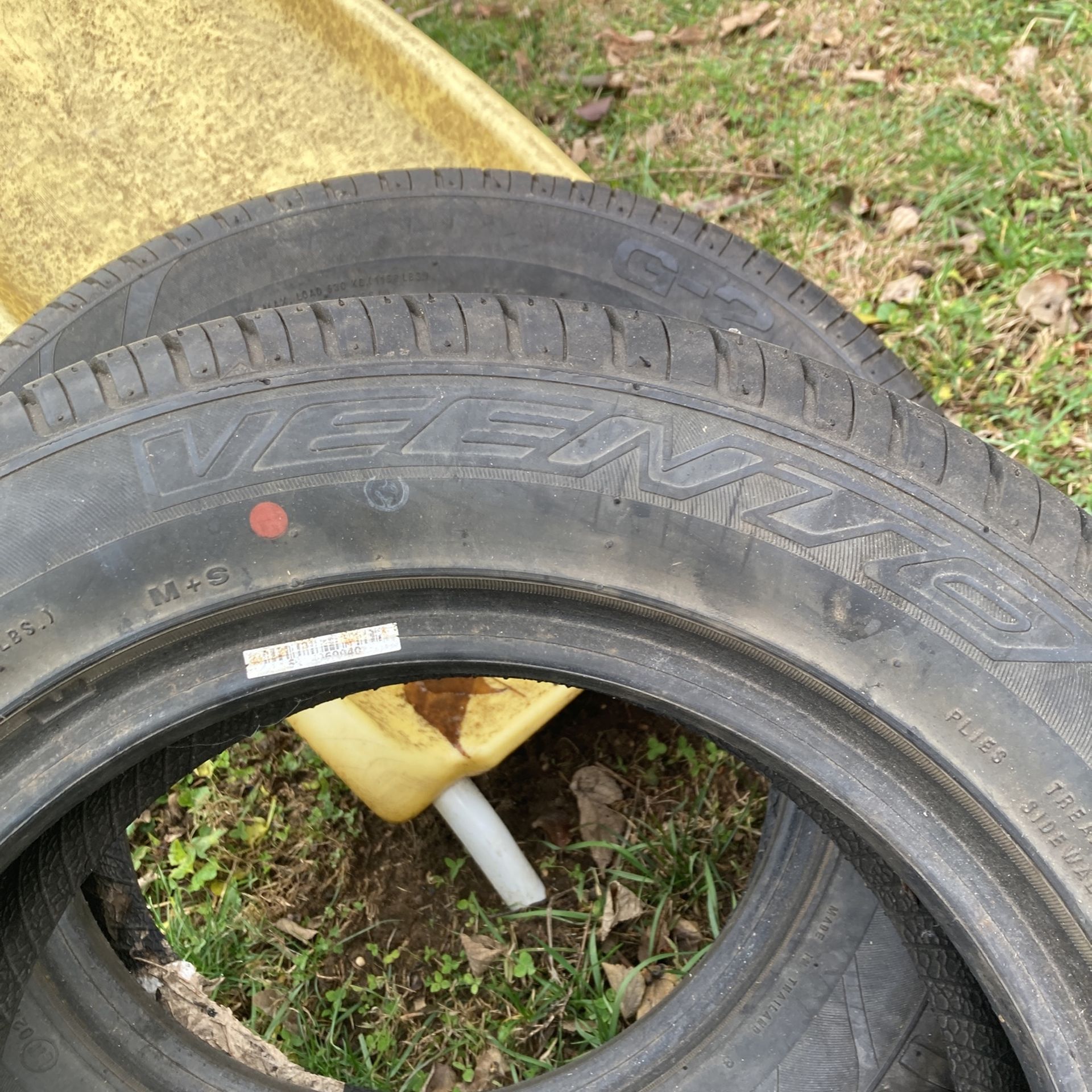 Set Of Two 185,65R 14 Tires