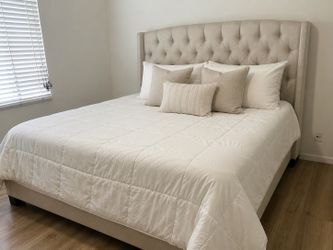 Ashley Furniture King Storage Bed + Mattress Included