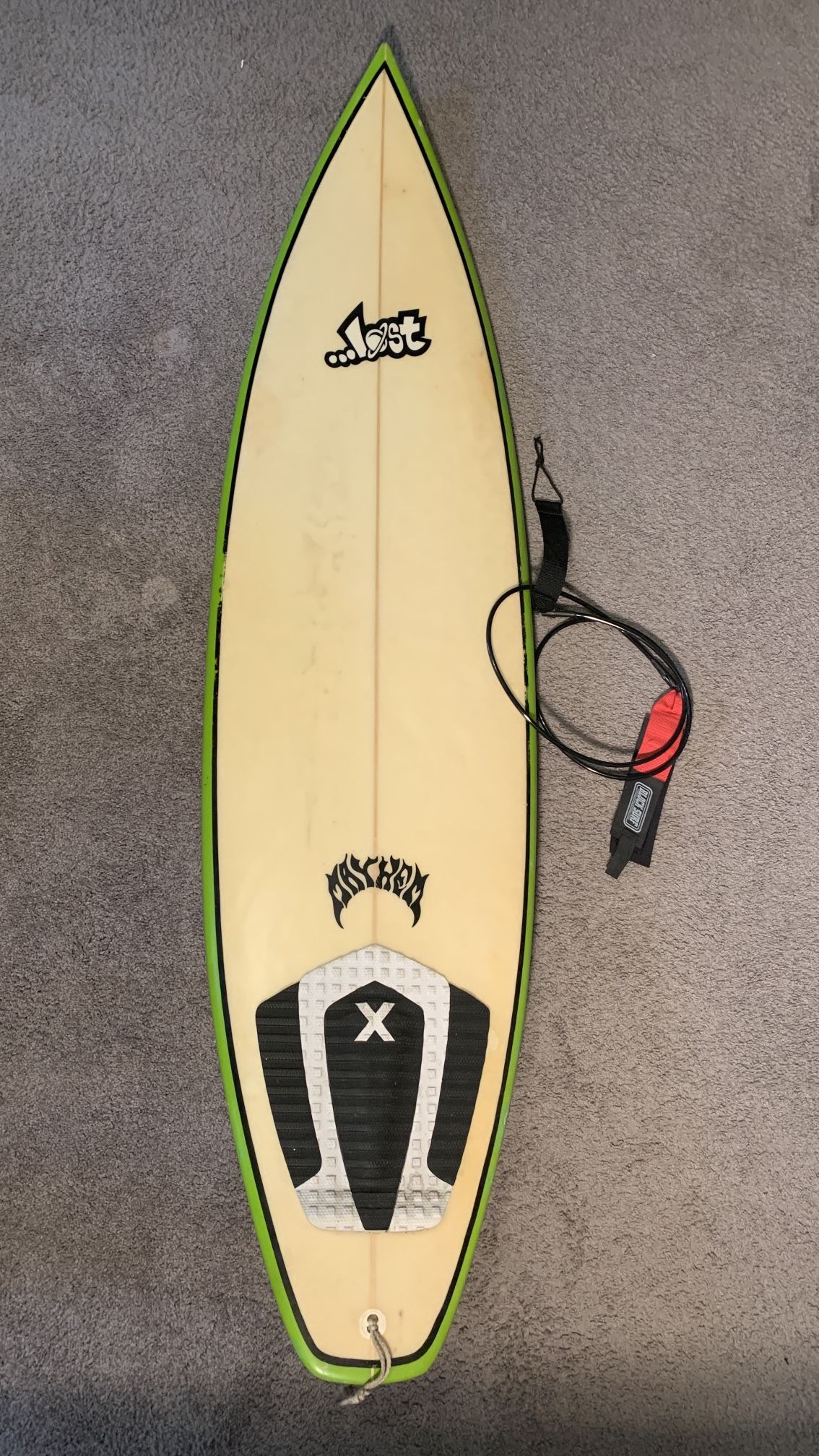 Lost mayhem Surfboard And Rack