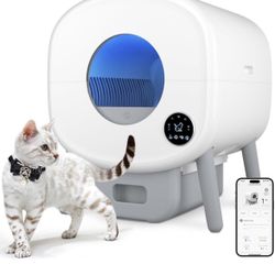 Self Cleaning Litter Box, 95 L Automatic Cat Litter Box Self Cleaning 