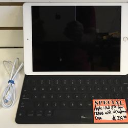 Apple iPad 8th Gen 128GB WiFi W/ Keyboard Case 