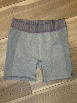 Gymshark Seamless Shorts Gray Purple